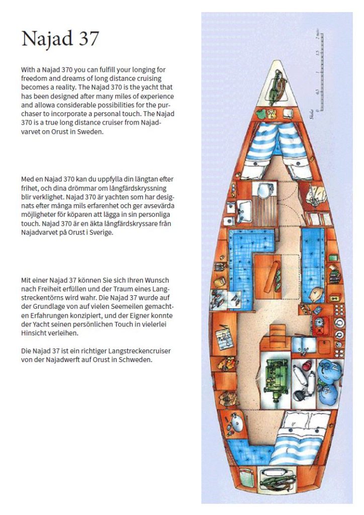 Najad 37 - Layout